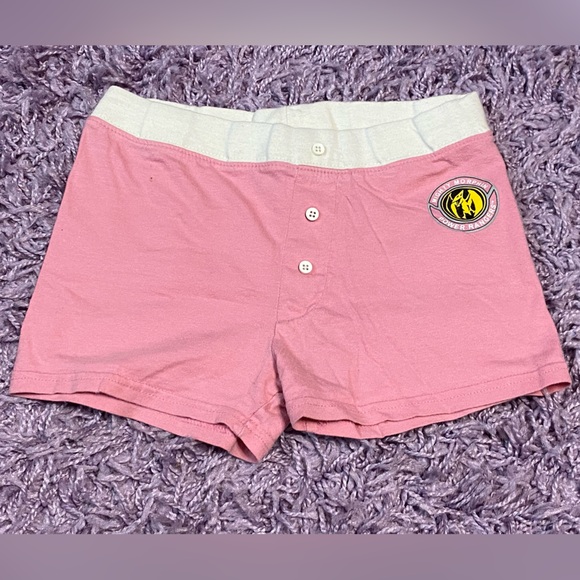 2 piece girls pink Power Rangers Mighty Morphin pajama set size 8 - Picture 2 of 13